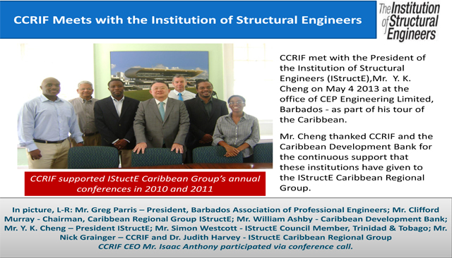 CCRIF Meets with the Institution of Structural Engineers