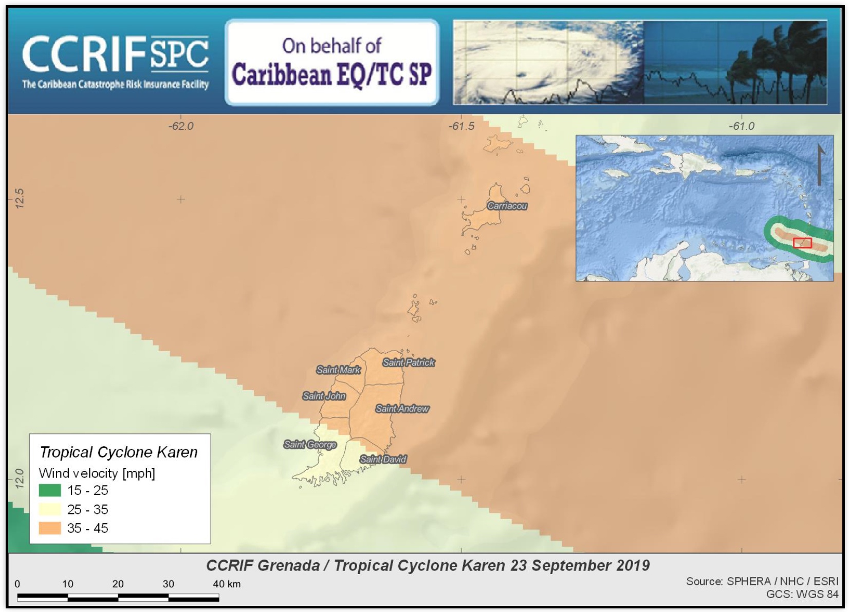 Event Briefing - Wind and Storm Surge - Windward Islands - September 24, 2019