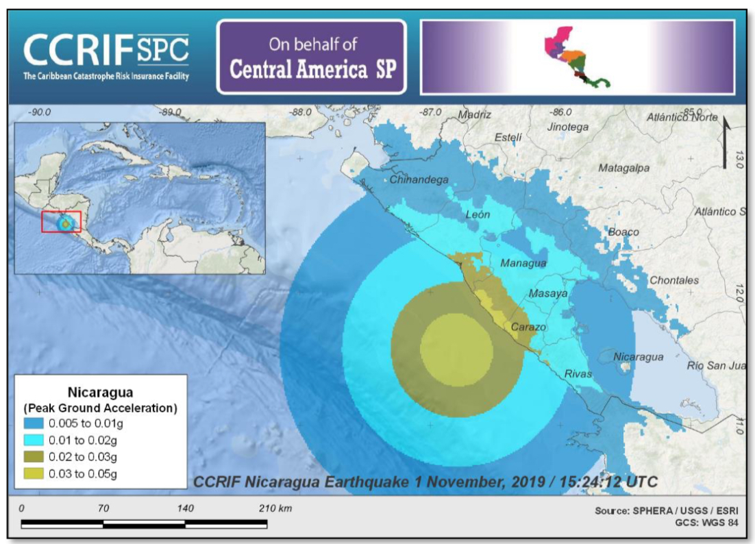Event Briefing - Earthquake - Nicaragua - November 1, 2019