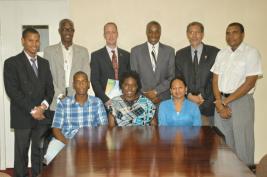 The first batch of UWI-CCRIF scholarship recipients 