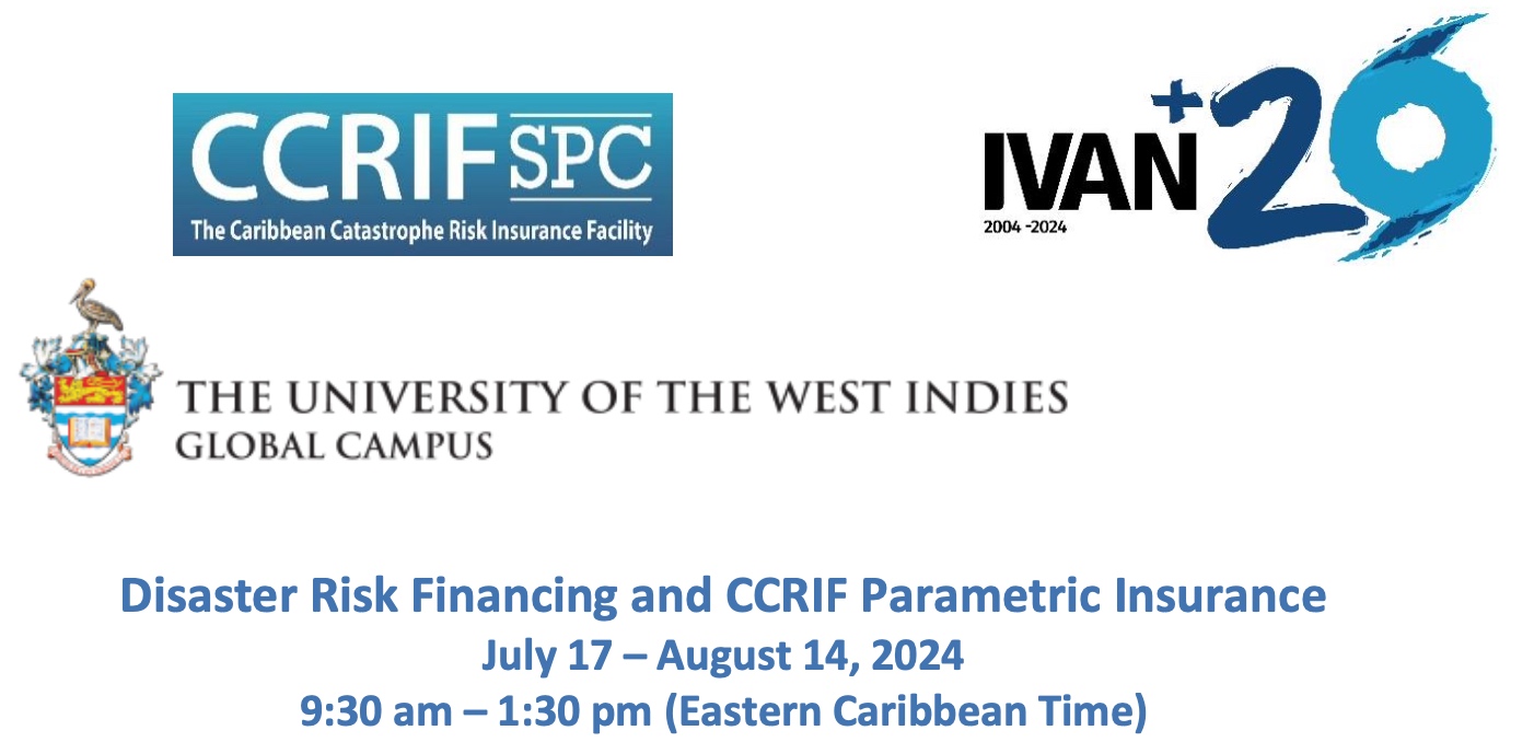 Disaster Risk Financing and CCRIF Parametric Insurance