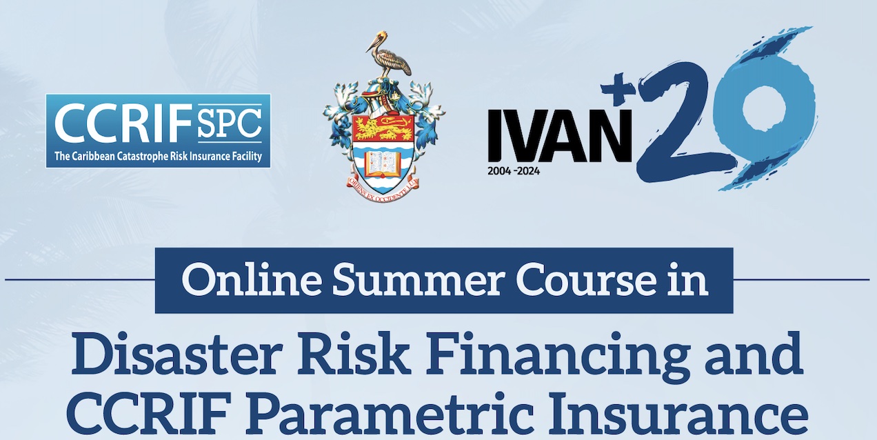 Online Summer Course in Disaster Risk Financing and CCRIF Parametric Insurance