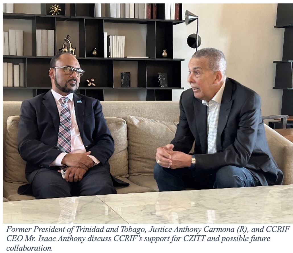 CCRIF CEO Meets with Former President of the Republic of Trinidad and Tobago, February 2025 