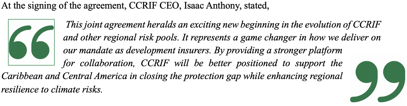 Global Shield Solutions Platform Supports the 4 Regional Risk Pools with a Grant of €4.7 Million