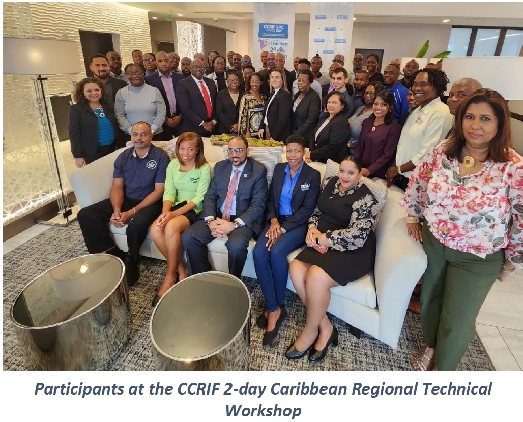 Participants at the CCRIF 2-day Caribbean Regional Technical Workshop
