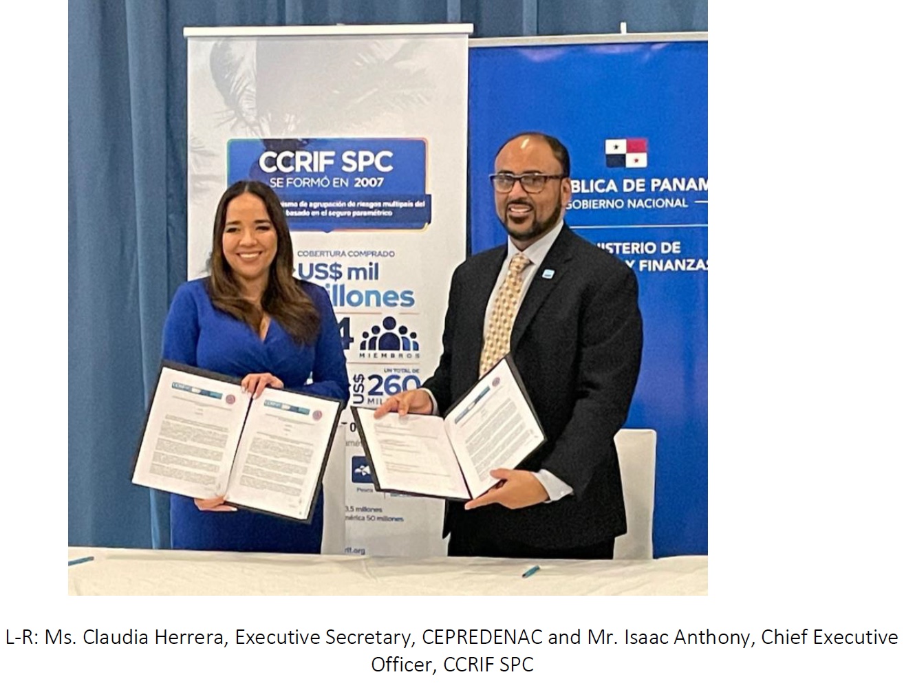 CCRIF and Central America’s Regional Disaster Risk Management Agency, CEPREDENAC, Sign Memorandum of Understanding