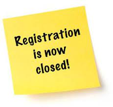 Registration is now closed