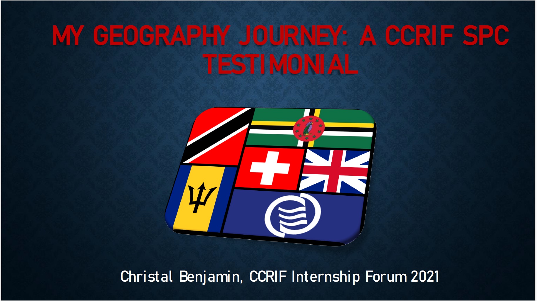 My Geography Journey: A CRRIF SPC Testimonial