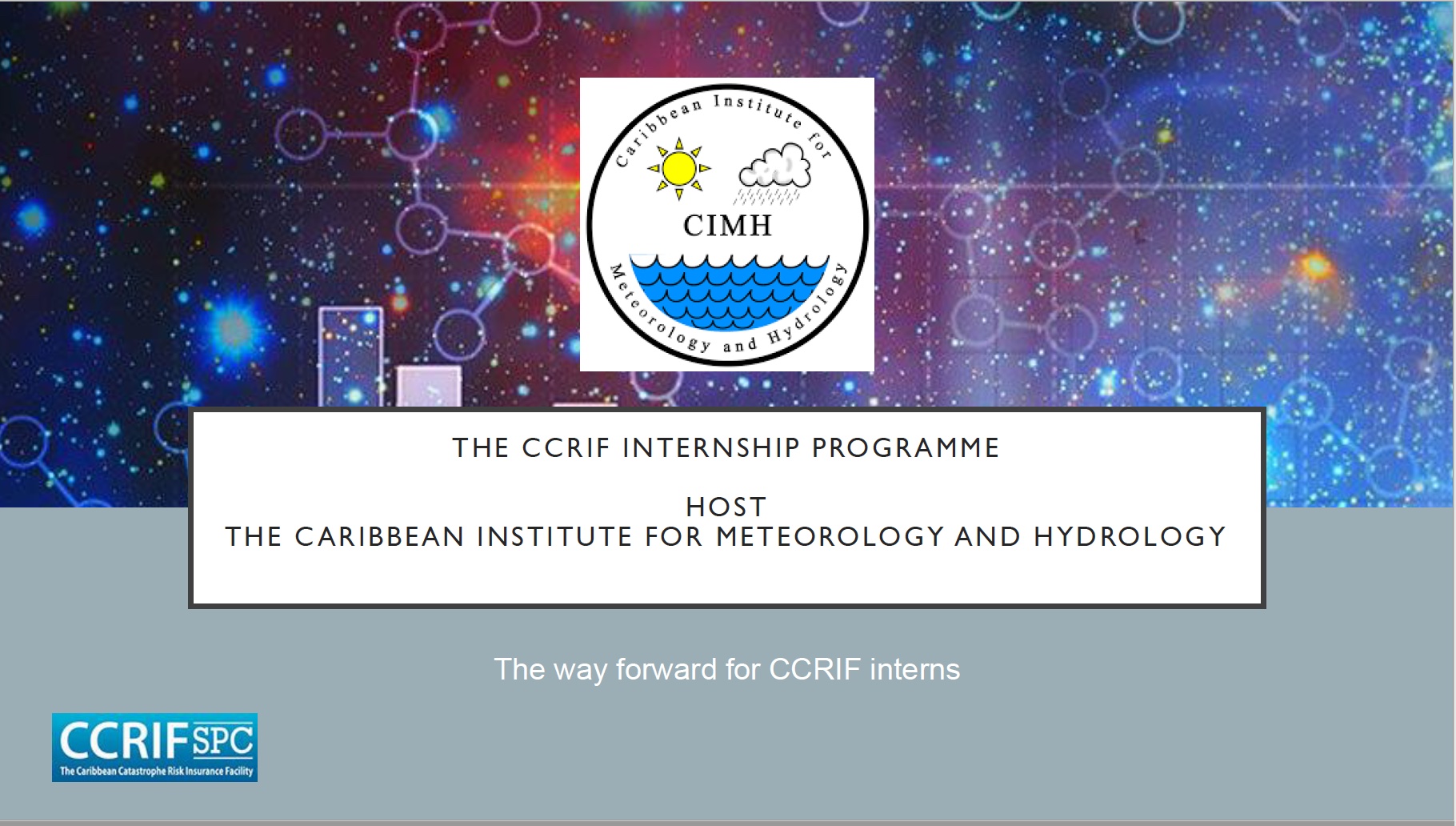Refections of Host - CIMH - The Way Forwards for CCRIF Interns