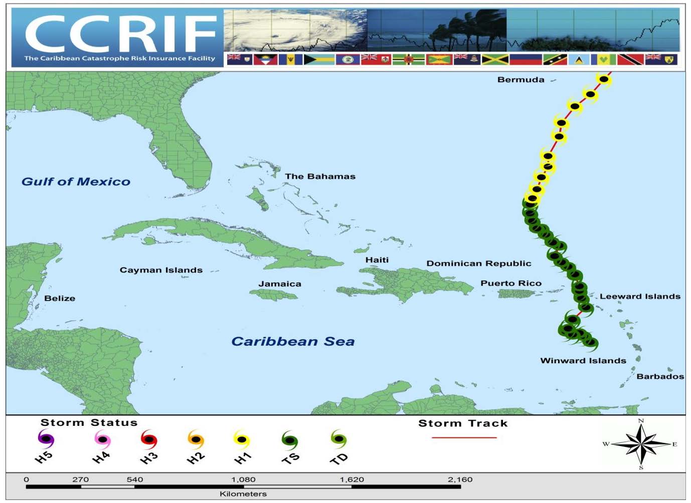 Event Briefing - Eastern Caribbean Impacts - TC Rafael