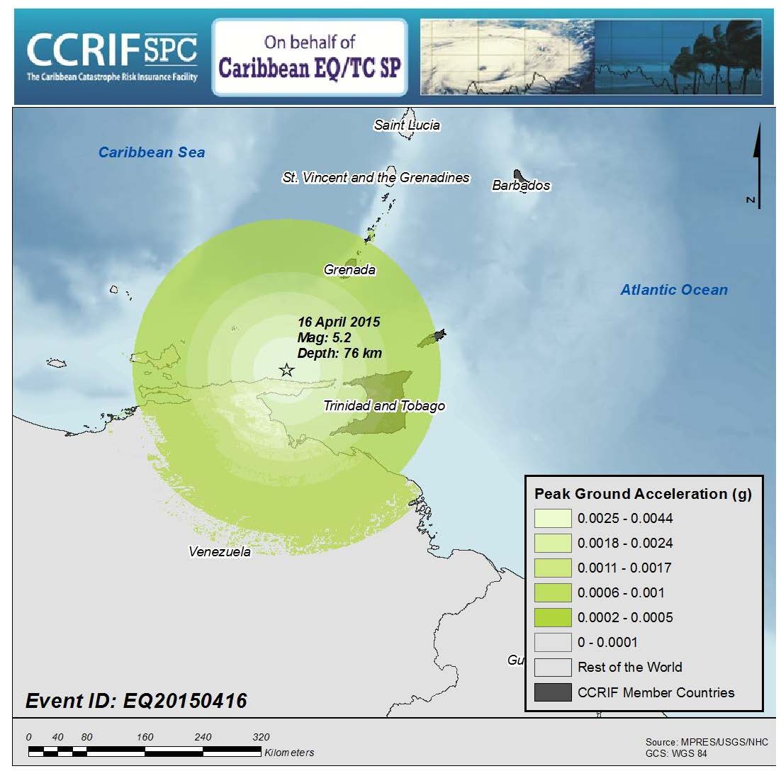 Event Briefing - Trinidad and Tobago Earthquake - April 16, 2015