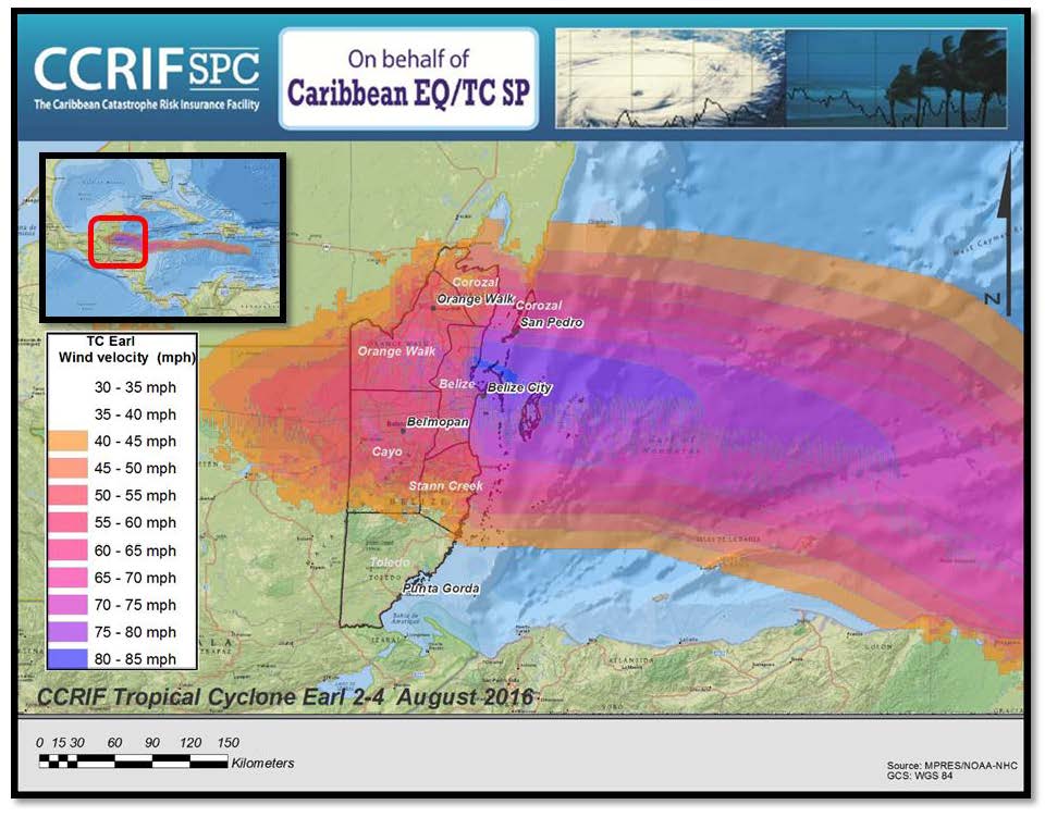 Event Briefing - Wind and Storm Surge - Tropical Cyclone Earl - August 5, 2016 