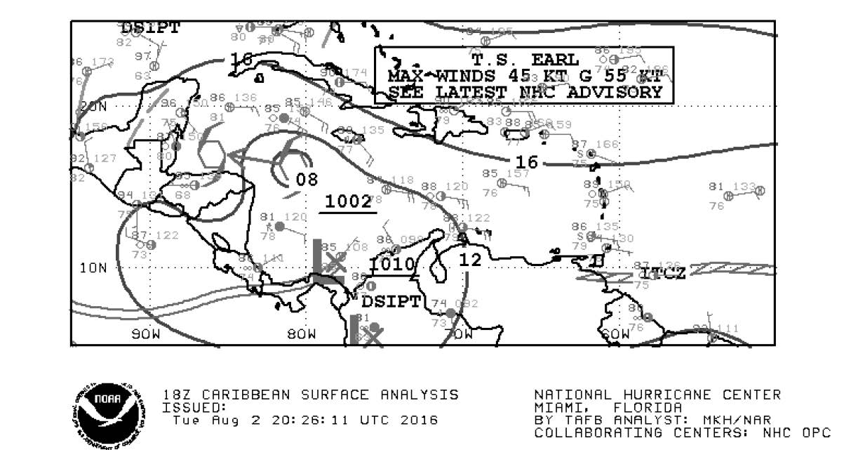 Event Briefing - Excess Rainfall - Covered Area Rainfall Event - August 4-5, 2016