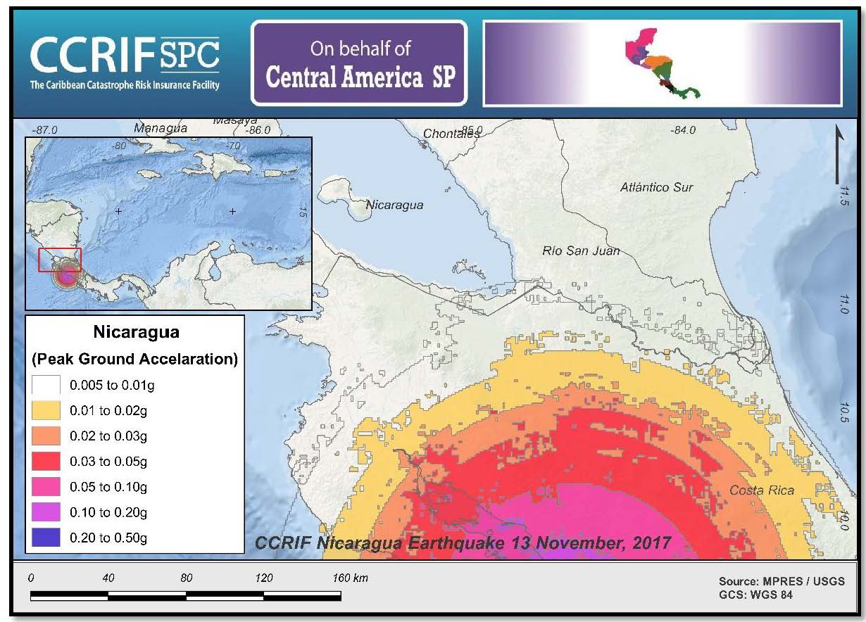 Event Briefing - Earthquake - Nicaragua - November 13, 2017