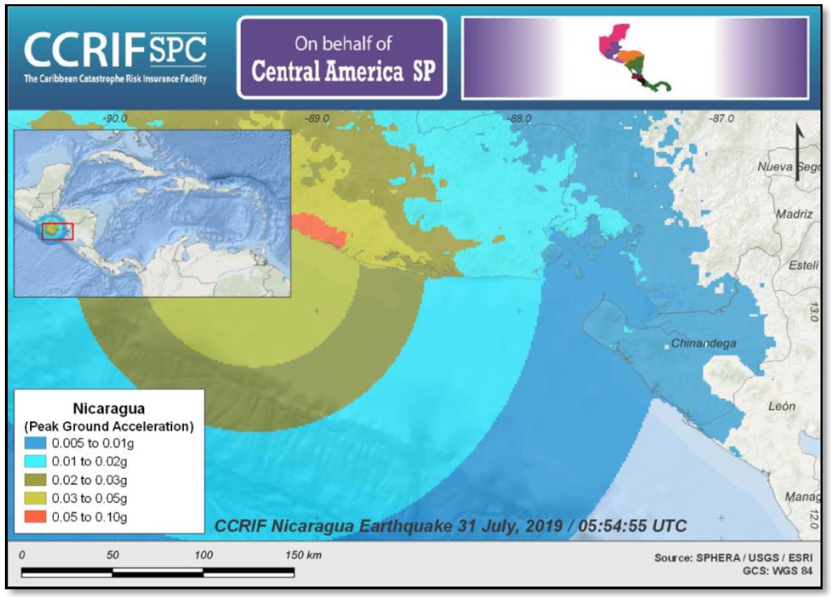 Event Briefing - Earthquake - Nicaragua - July 31, 2019