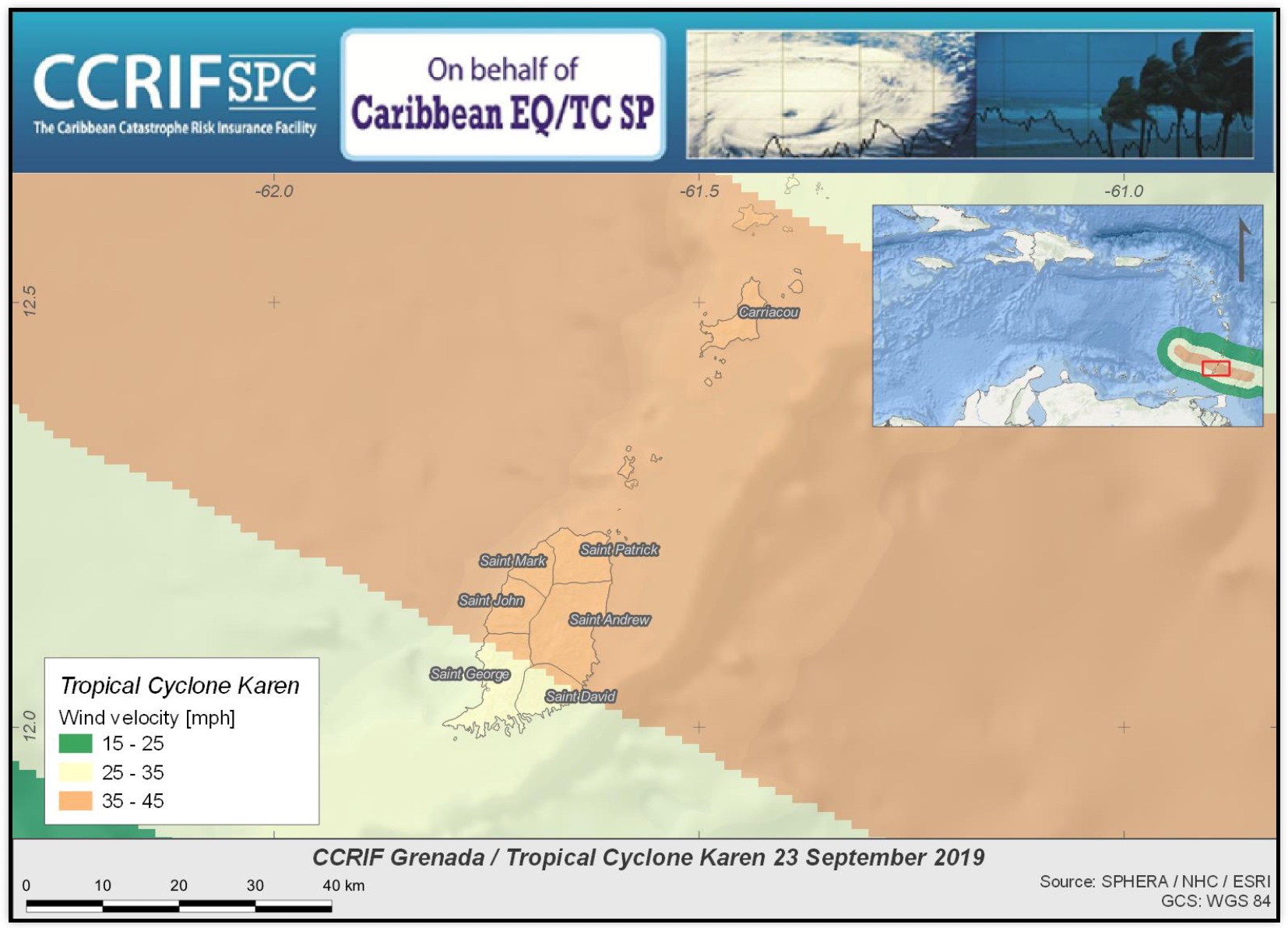 Event Briefing - Wind and Storm Surge - Windward Islands - September 24, 2019