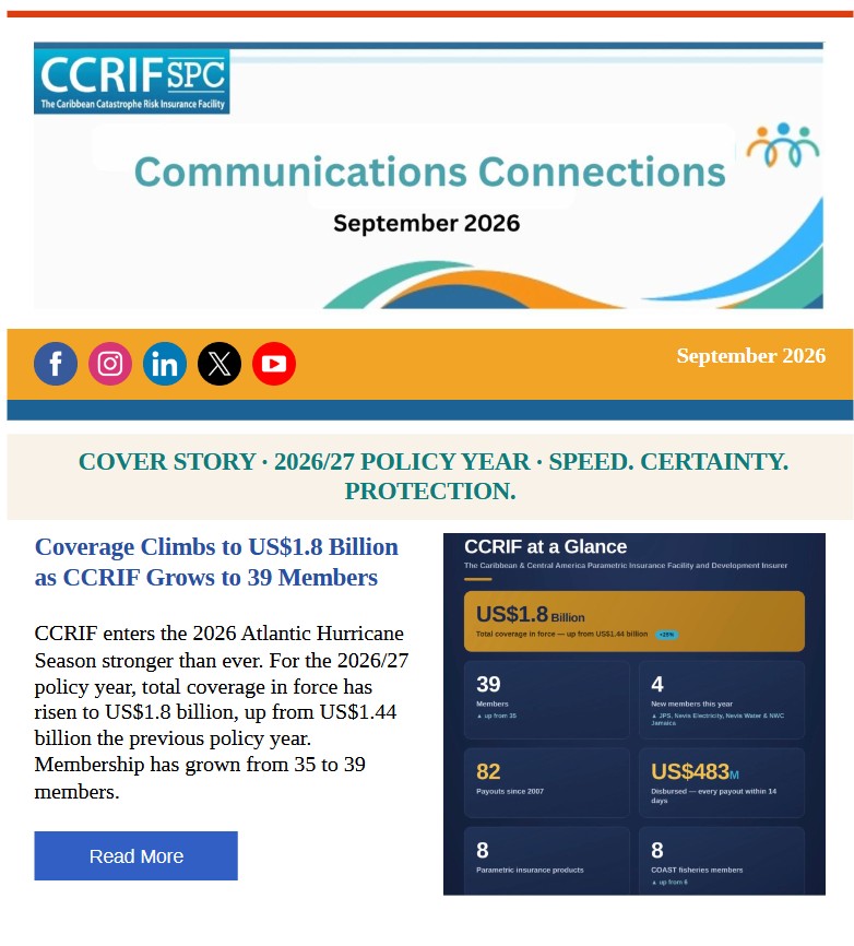 CCRIF SPC Communications Connections - September 2026
