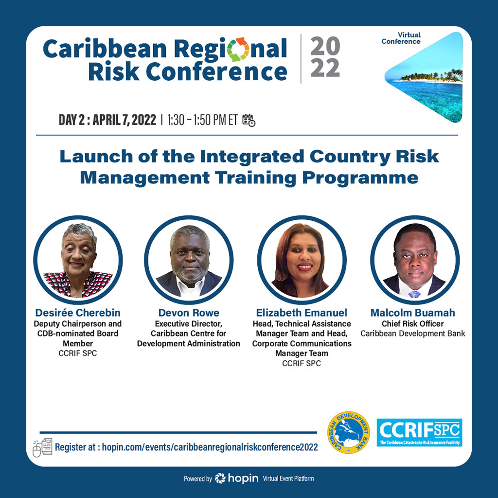 Launch of the Integrated Country Risk Management Training Programme