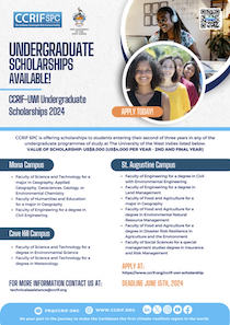 UWI CCRIF Scholarhship Flyer