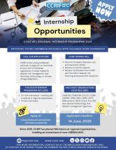 CCRIF SPC Regional Internship 2025 Flyer