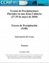 Información del evento - Exceso de Precipitación- Evento de Precipitaciones Pluviales en una Zona Cubierta- Panama - 6 de junio de 2020