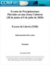 Información del evento - Exceso de Precipitaciones - Episodio de Precipitaciones Pluviales en una Zona Cubierta - Panama - 14 de julio de 2020