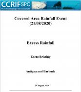 Event Briefing - Excess Rainfall - Covered Area Rainfall Event - Antigua and Barbuda - August 29 2020