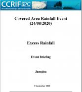 Event Briefing - Excess Rainfall - Covered Area Rainfall Event - Jamaica - September 1 2020