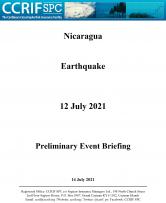 Preliminary Event Briefing - Earthquake - Nicaragua - July 14 2021
