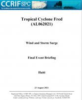 Final Event Briefing - TC Fred - Wind and Storm Surge - Haiti - August 23 2021