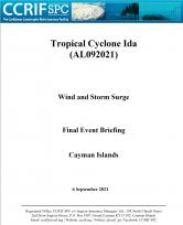 Final Event Briefing - TC Ida - Wind and Storm Surge - Cayman Islands - September 6 2021