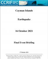 Final Event Briefing - Earthquake - Cayman Islands - October 27 2021