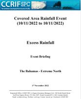 Event Briefing - Excess Rainfall - Covered Area Rainfall Event - The Bahamas - Extreme North - November 17 2022