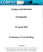 Preliminary Event Briefing - Earthquake - Antigua and Barbuda - April 16 2023