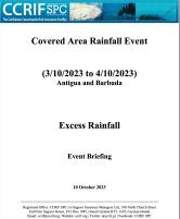 Event Briefing - Excess Rainfall - Covered Area Rainfall Event - Antigua and Barbuda - October 10, 2023