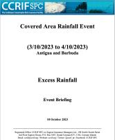 Event Briefing - Excess Rainfall - Covered Area Rainfall Event - Antigua and Barbuda - October 10, 2023