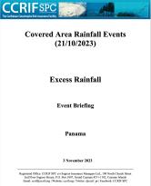 Event Briefing - Excess Rainfall - Covered Area Rainfall Event - Panama - November 3, 2023