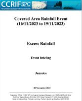 Event Briefing - Excess Rainfall - Covered Area Rainfall Event - Jamaica - November 28, 2023