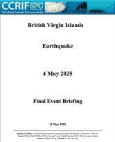 Final Event Briefing - Earthquake - British Virgin Islands - May 12 2025