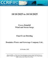Final Event Briefing - TC Jerry -Excess Rainfall / Wind and Storm Surge - Dominica Water and Sewerage Company Ltd - October 19 2025