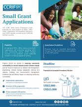 CCRIF Small Grants Programme Flyer