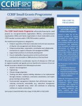 CCRIF Small Grants Programme