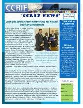 CCRIF News - Vol 1, No 1 -  September 2009