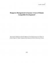 Final Dissertation of Mahendra Saywack - Mangrove Management in Guyana