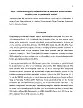 Why is a hardware financing policy mechanism like the CDM inadequate to facilitate low carbon technology transfer to many developing countries