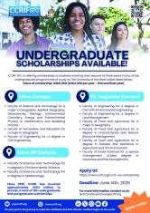 CCRIF SPC Undergraduate Scholarship 2025 Flyer